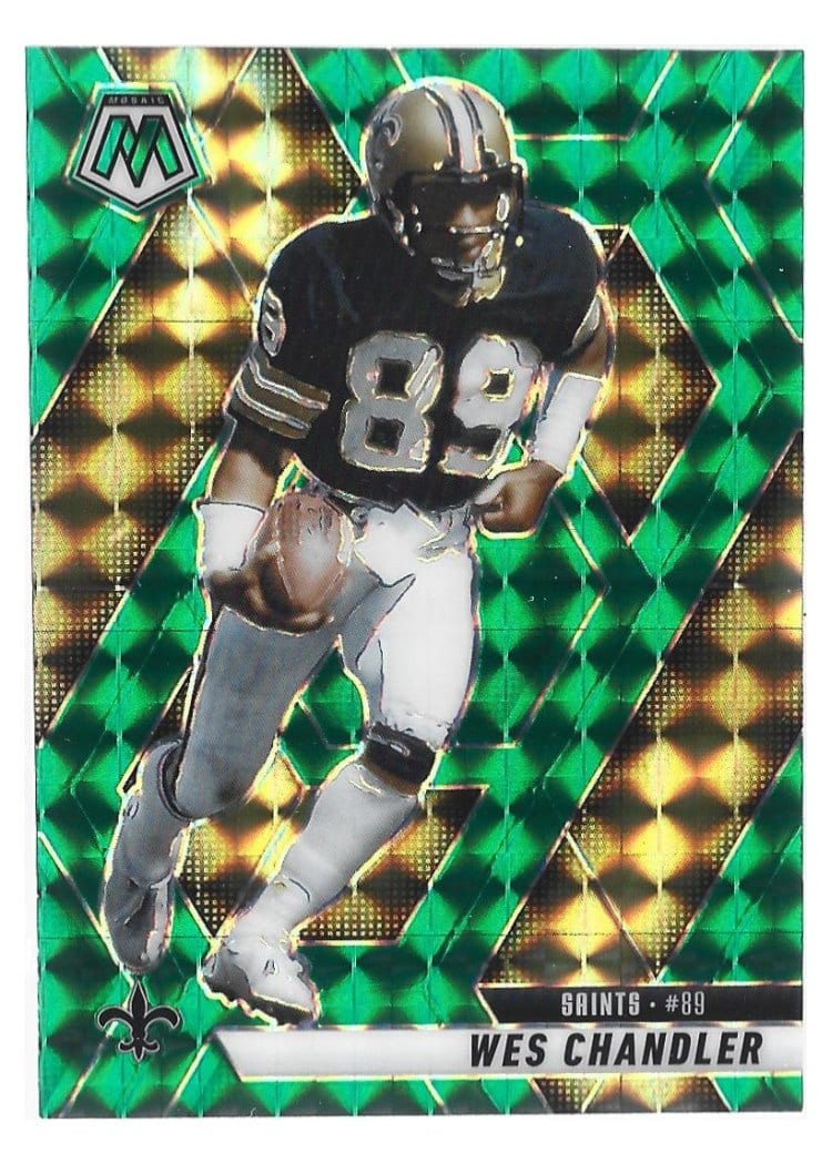 2025 Panini Mosaic Base Set Wes Chandler #74 card
