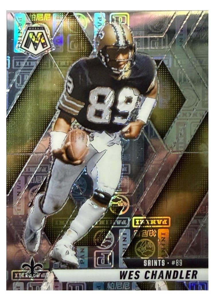 2025 Panini Mosaic Base Set Wes Chandler #74 card