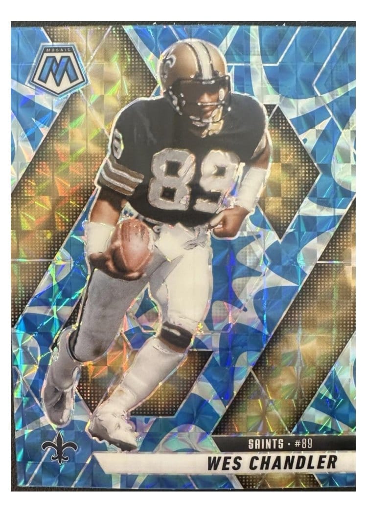 2025 Panini Mosaic Base Set Wes Chandler #74 card