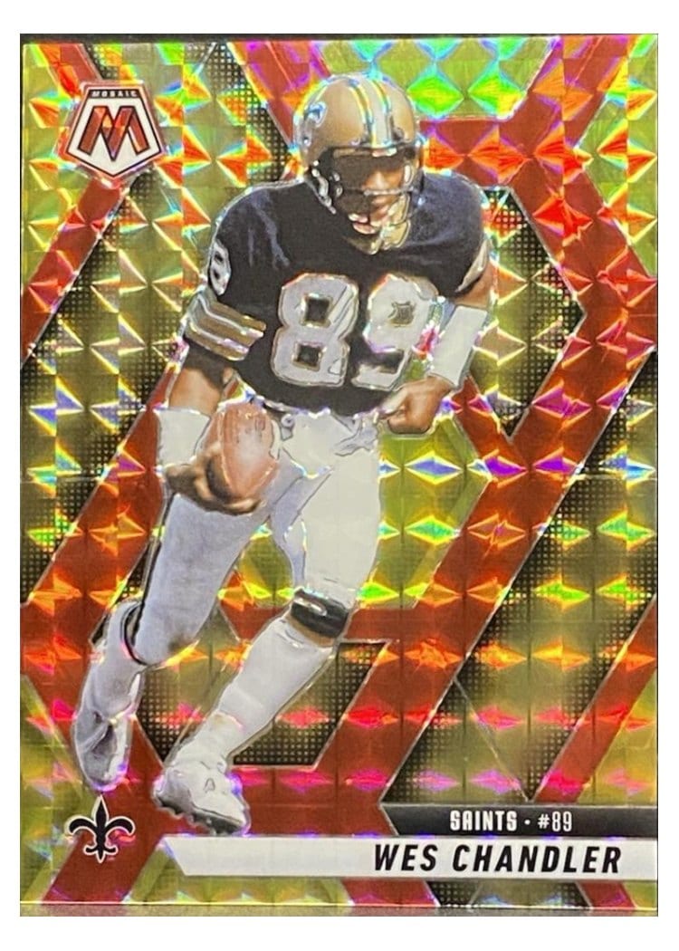 2025 Panini Mosaic Base Set Wes Chandler #74 card