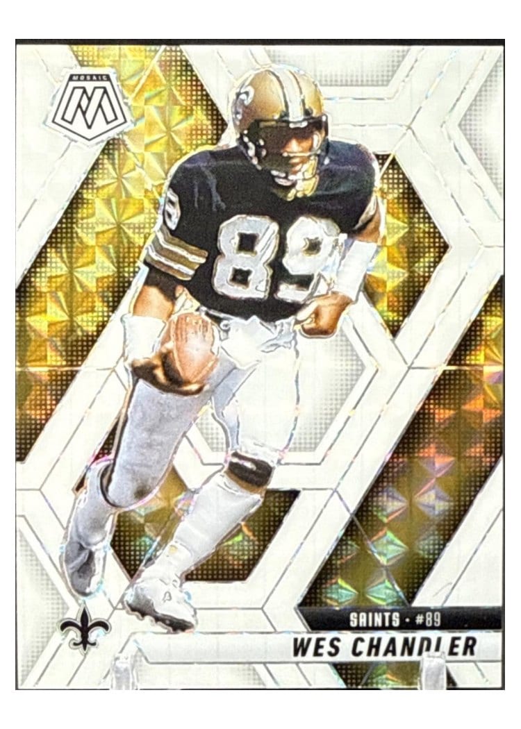 2025 Panini Mosaic Base Set Wes Chandler #74 card
