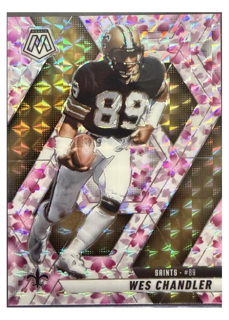 2025 Panini Mosaic Base Set Wes Chandler #74 card