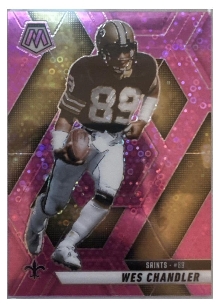 2025 Panini Mosaic Base Set Wes Chandler #74 card