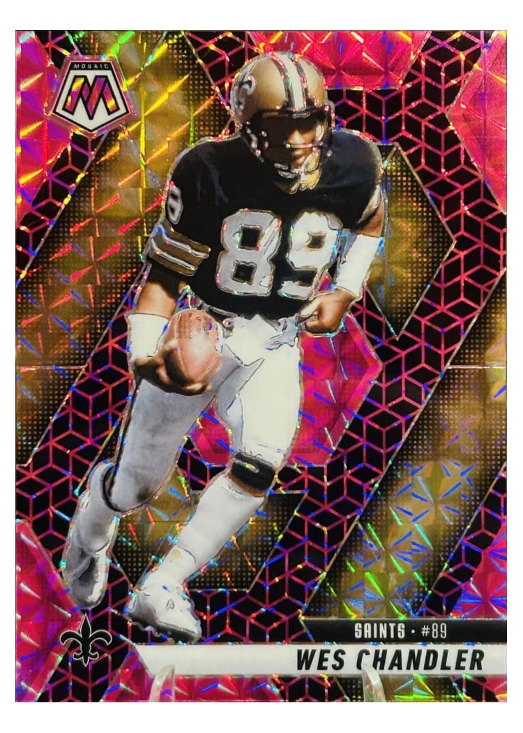 2025 Panini Mosaic Base Set Wes Chandler #74 card