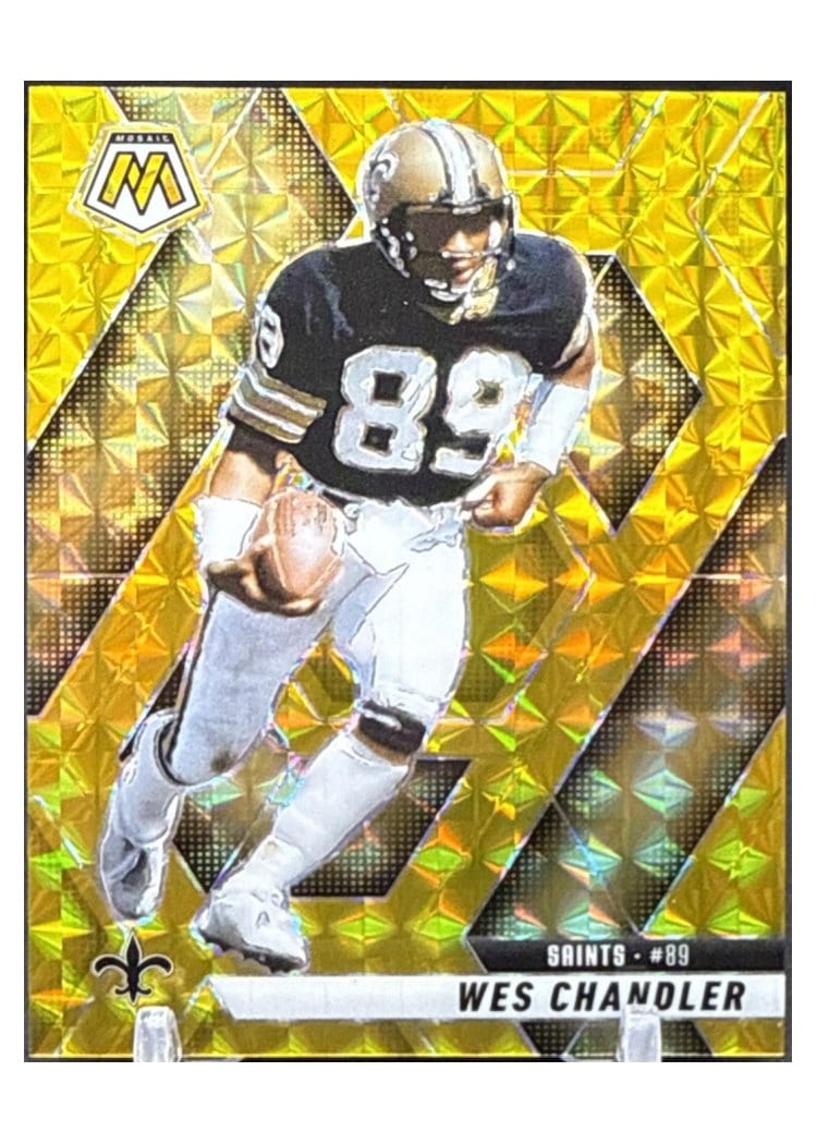 2025 Panini Mosaic Base Set Wes Chandler #74 card