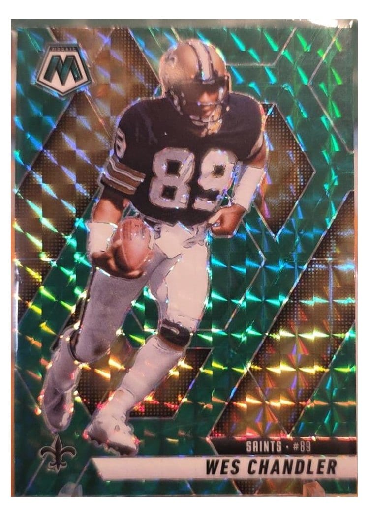 2025 Panini Mosaic Base Set Wes Chandler #74 card