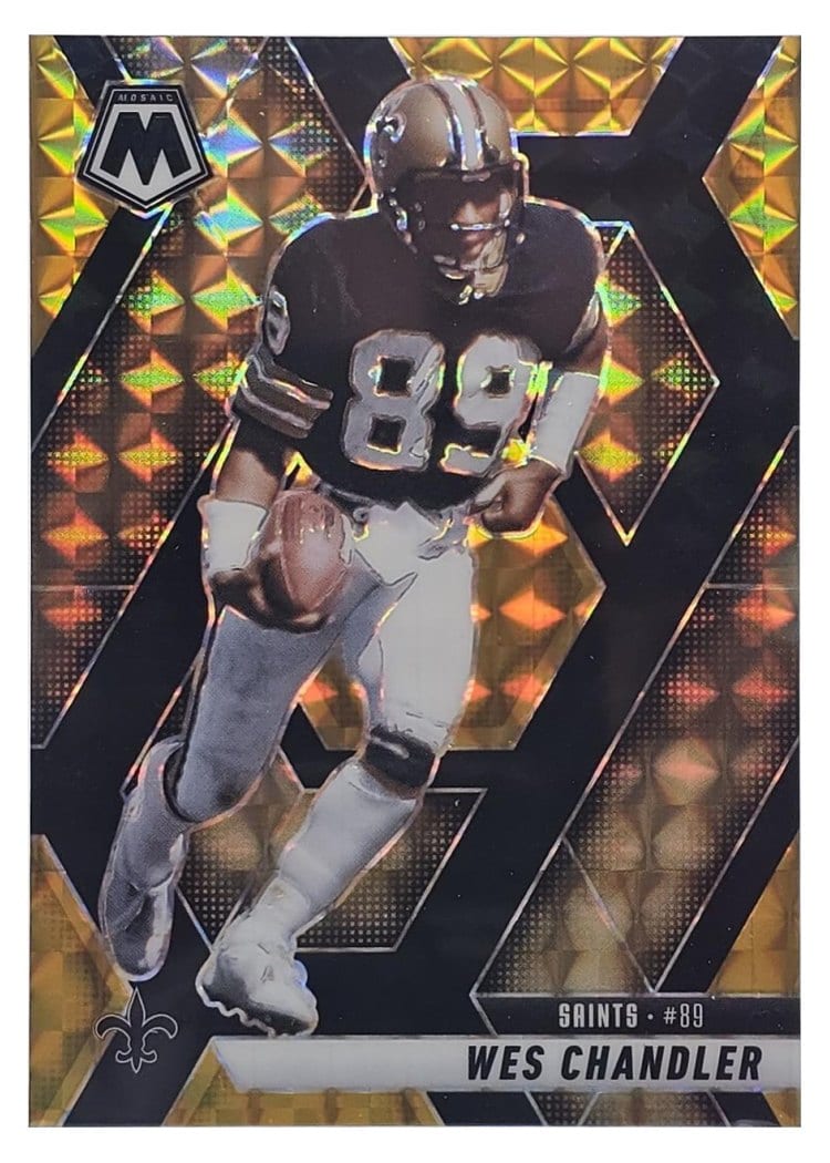 2025 Panini Mosaic Base Set Wes Chandler #74 card