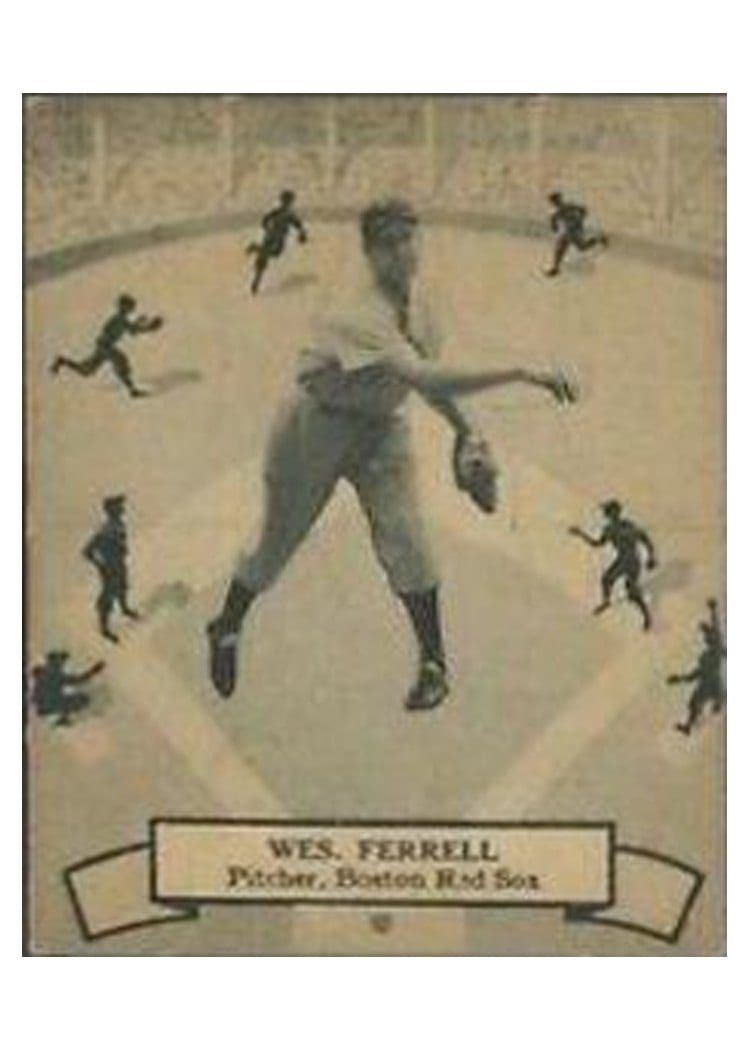 1937 O Pee Chee Wes Ferrell #138 card