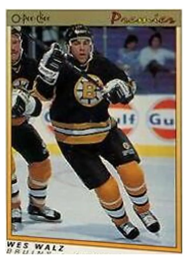 1990 O-Pee-Chee Premier Wes Walz #127 card