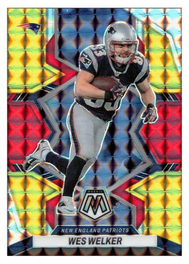 2022 Panini Mosaic Base Set Wes Welker #240 card