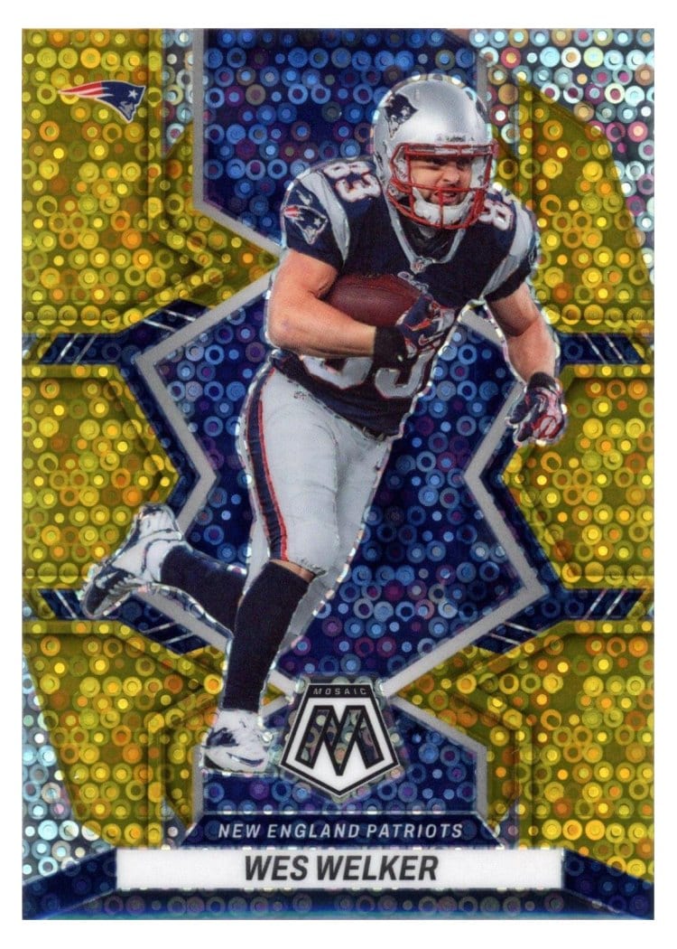 2022 Panini Mosaic Base Set Wes Welker #240 card