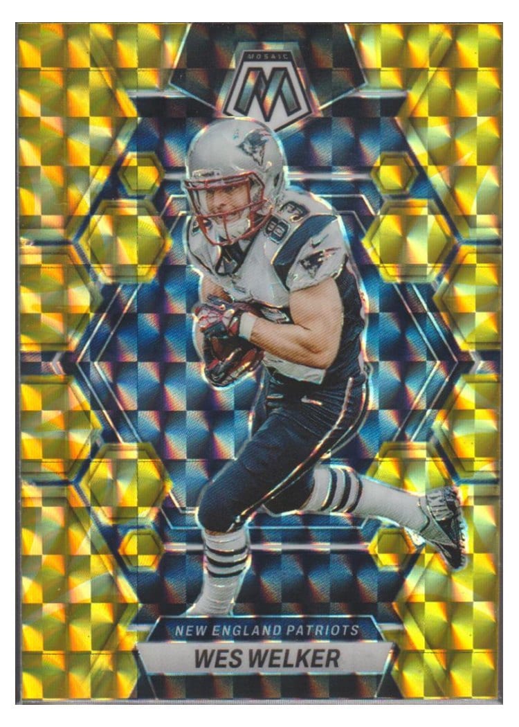 2023 Panini Mosaic Base Set Wes Welker #163 card