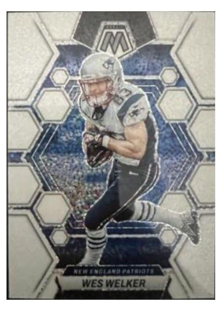 2023 Panini Mosaic Base Set Wes Welker #163 card