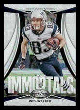 2024 Panini Certified Immortals Wes Welker #20