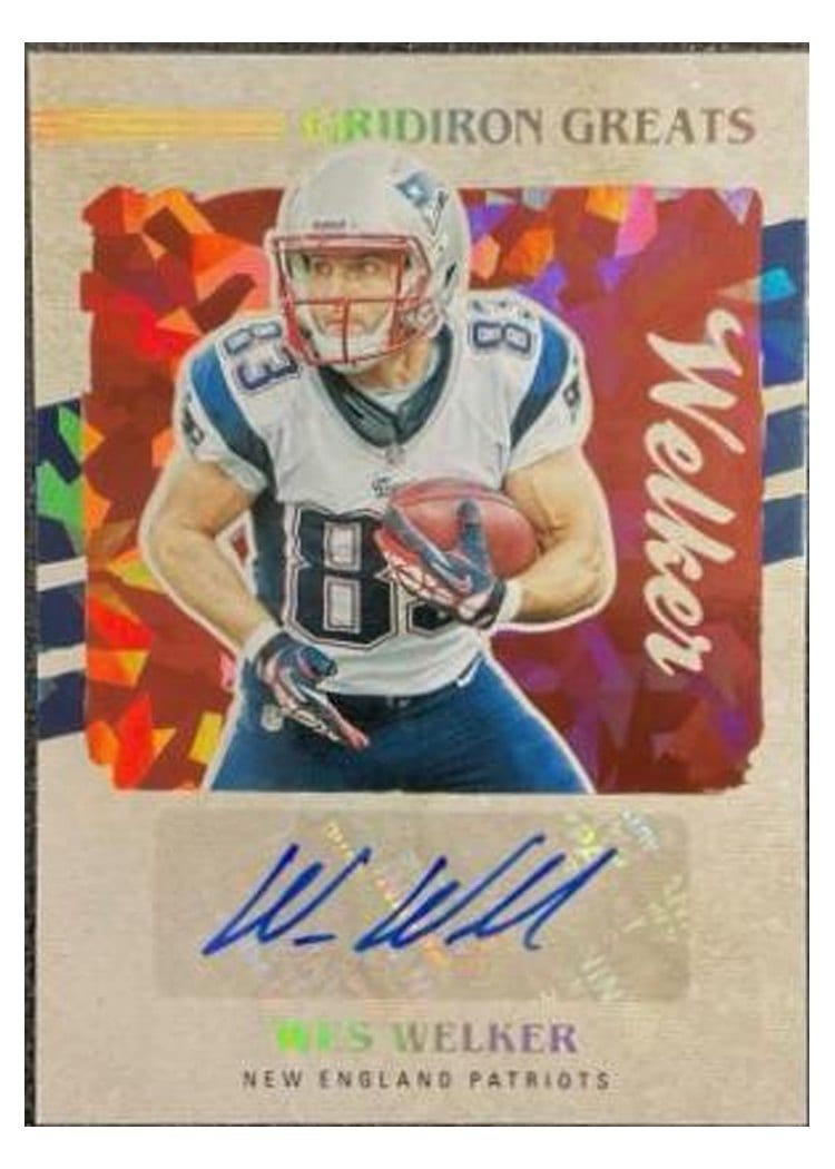 2024 Panini Mosaic Gridiron Greats Wes Welker #GG99 card