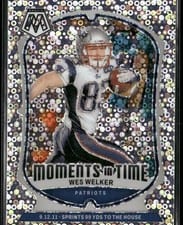 2024 Panini Mosaic Moments in Time Wes Welker #5 card
