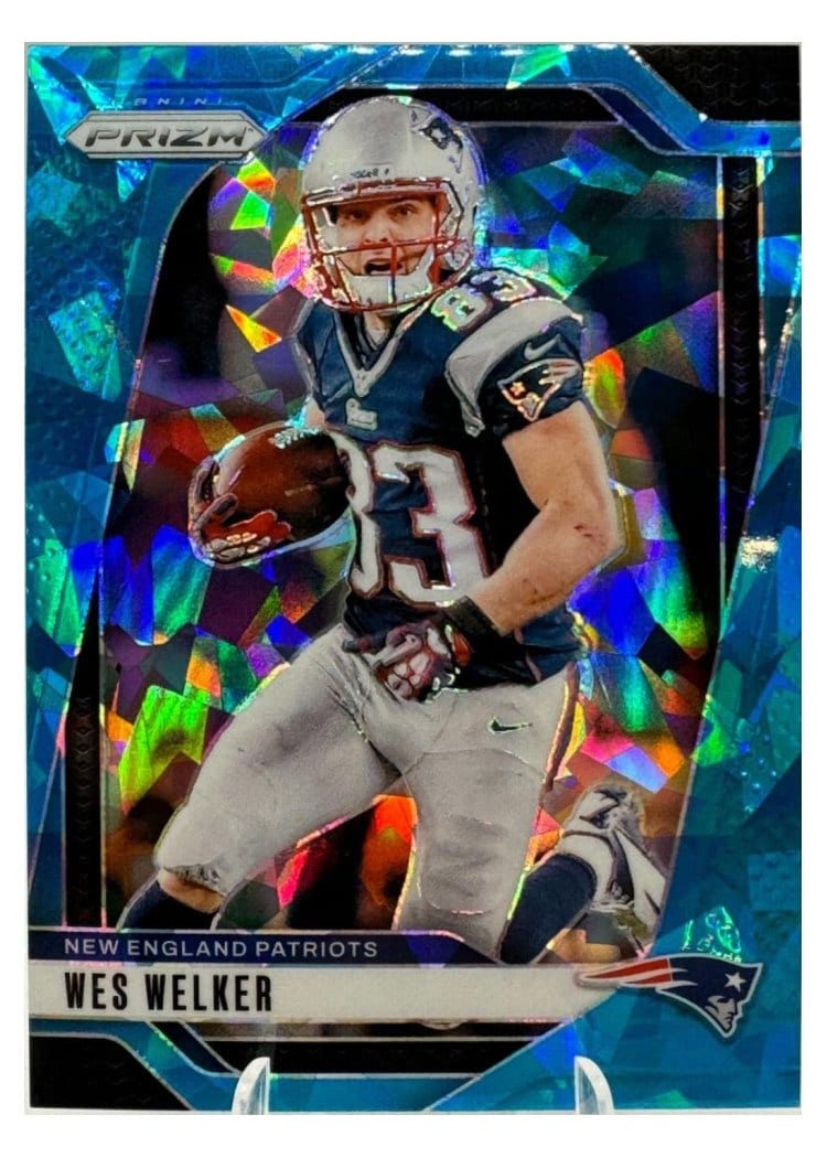 2024 Panini Prizm Base Set Wes Welker Blue Ice #201 card