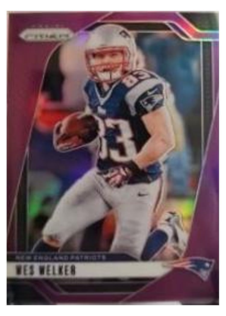 2024 Panini Prizm Base Set Wes Welker #201 card