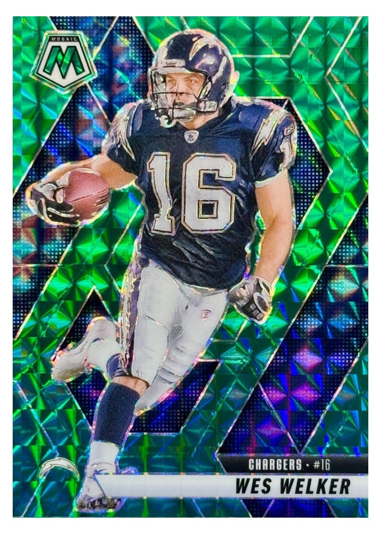 2025 Panini Mosaic Base Set Wes Welker #205 card