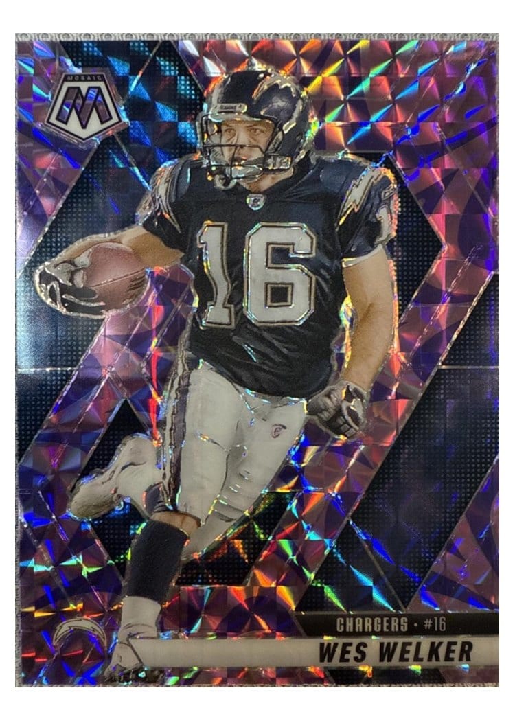 2025 Panini Mosaic Base Set Wes Welker #205 card