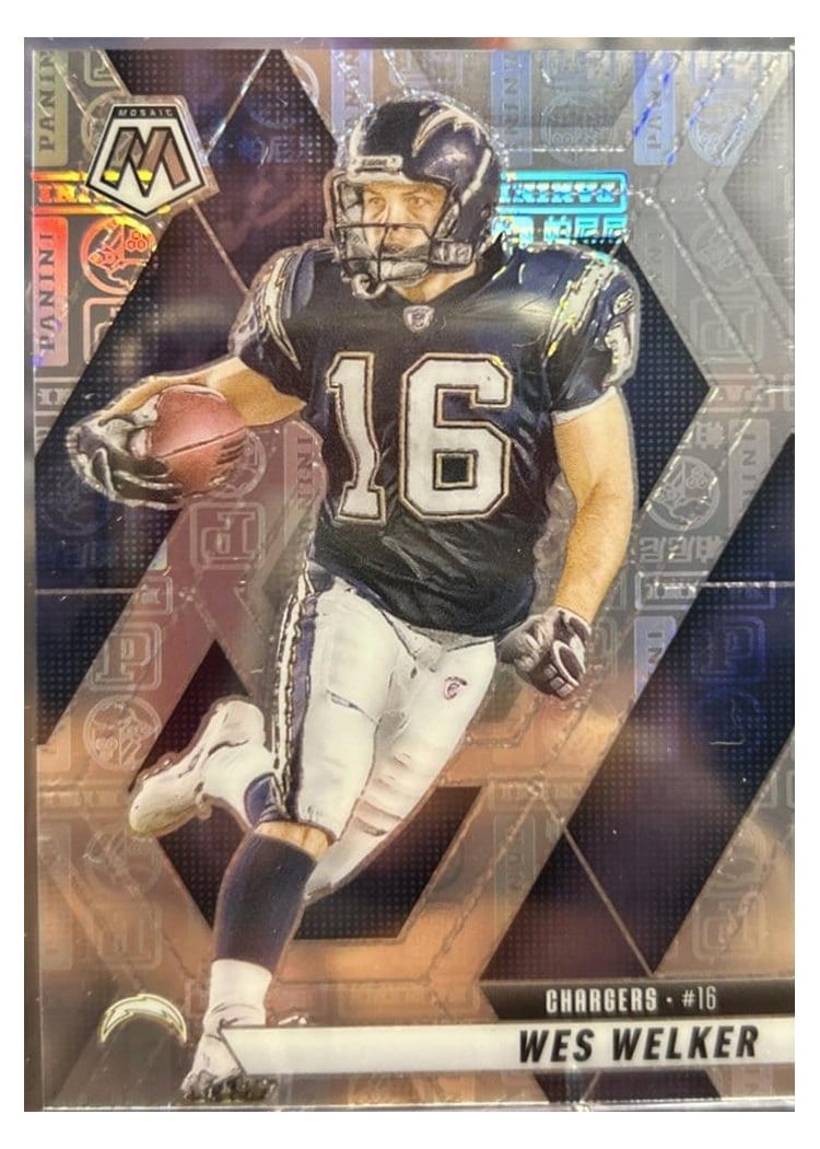 2025 Panini Mosaic Base Set Wes Welker #205 card