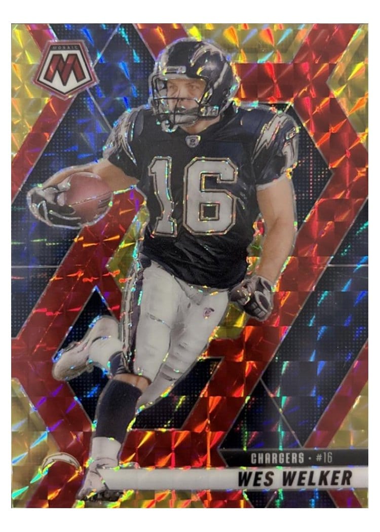 2025 Panini Mosaic Base Set Wes Welker #205 card