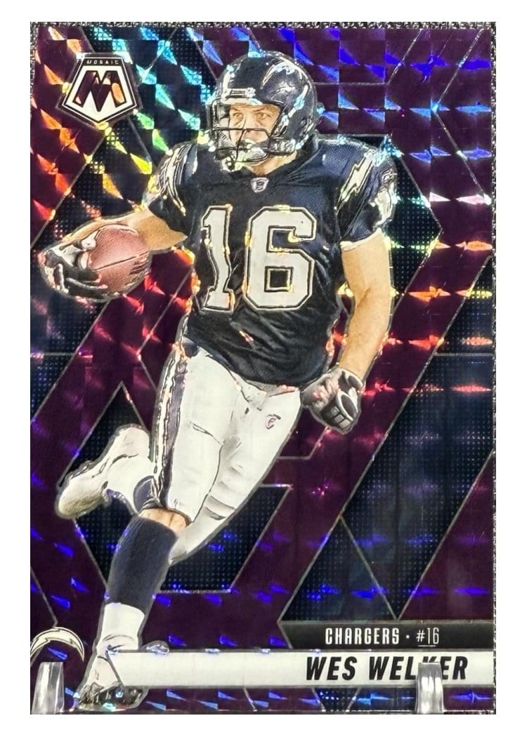2025 Panini Mosaic Base Set Wes Welker #205 card
