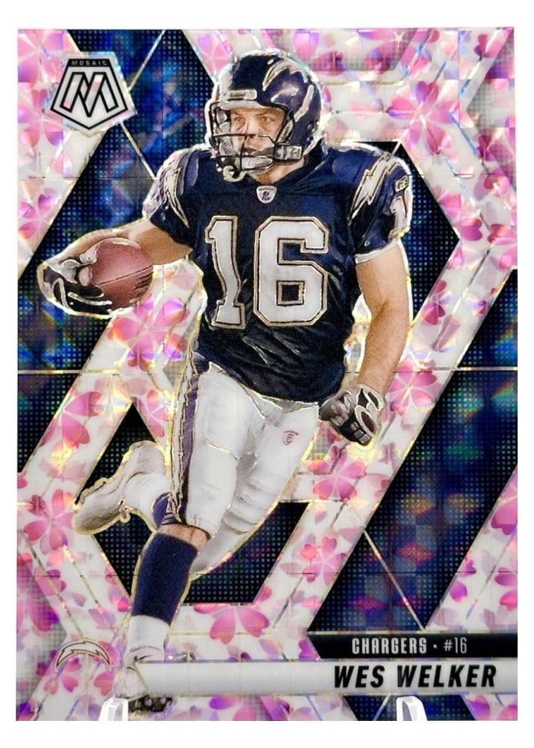 2025 Panini Mosaic Base Set Wes Welker #205 card