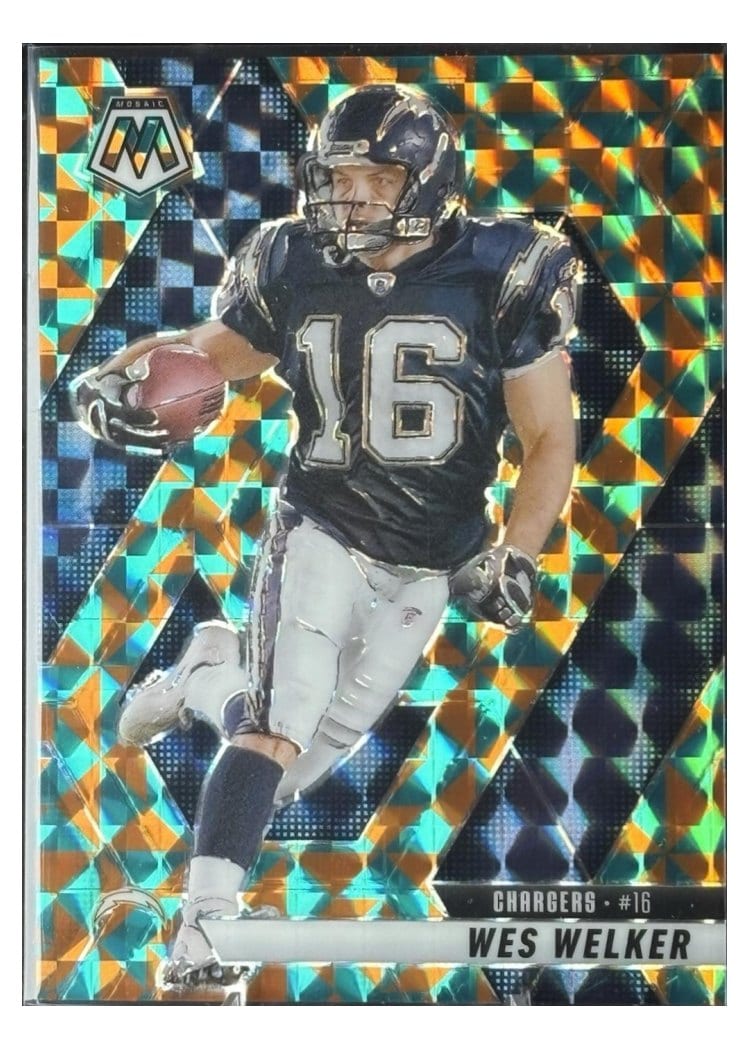 2025 Panini Mosaic Base Set Wes Welker #205 card