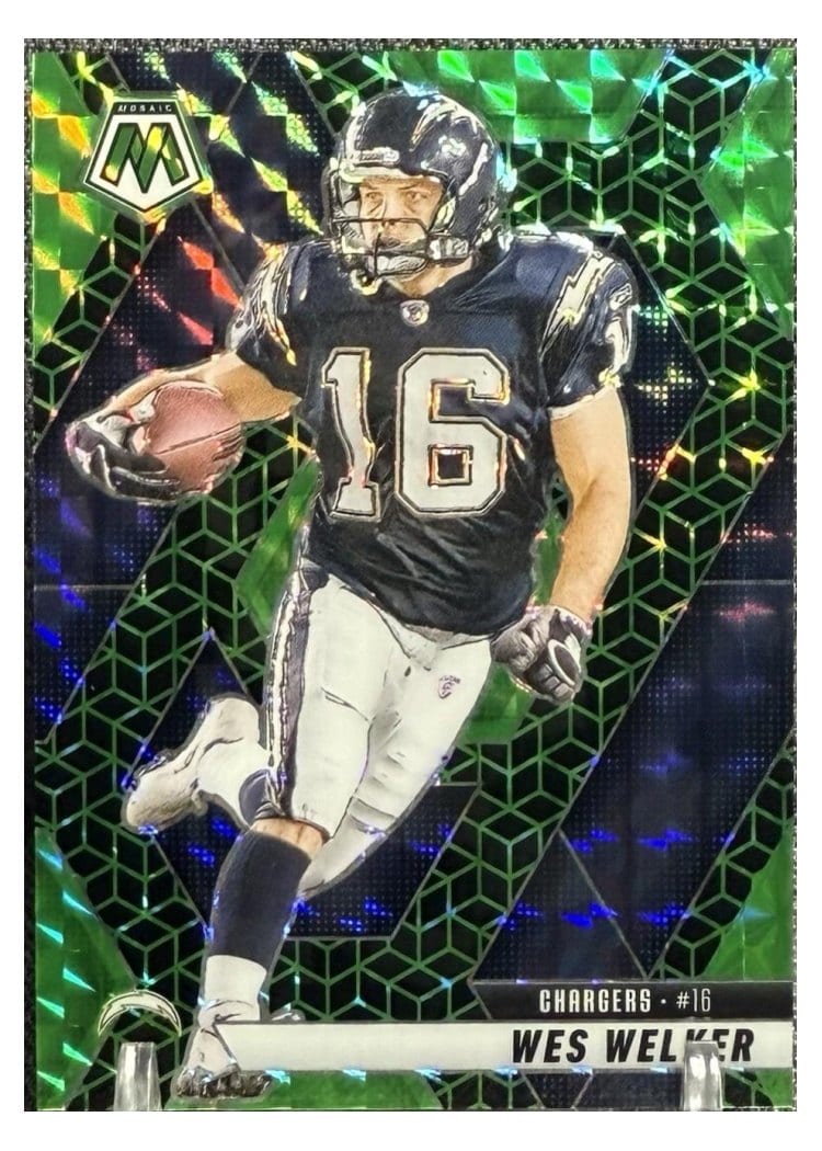 2025 Panini Mosaic Base Set Wes Welker #205 card