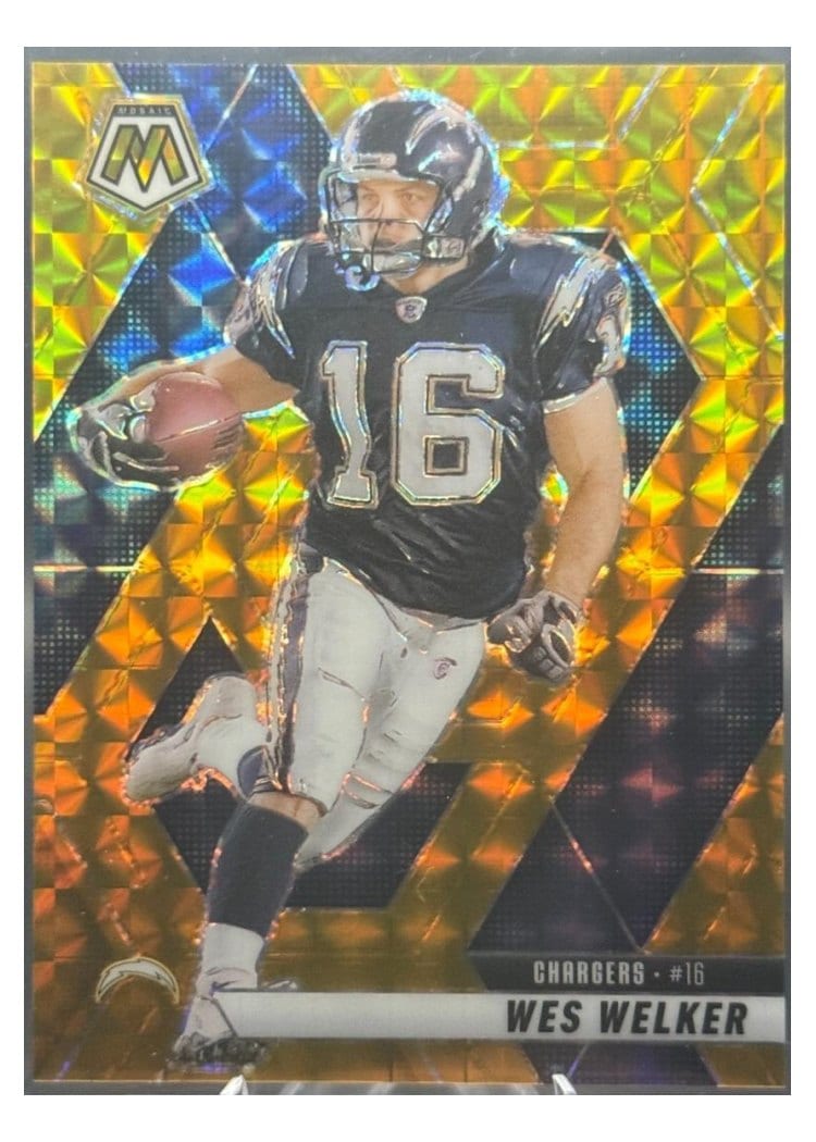2025 Panini Mosaic Base Set Wes Welker #205 card