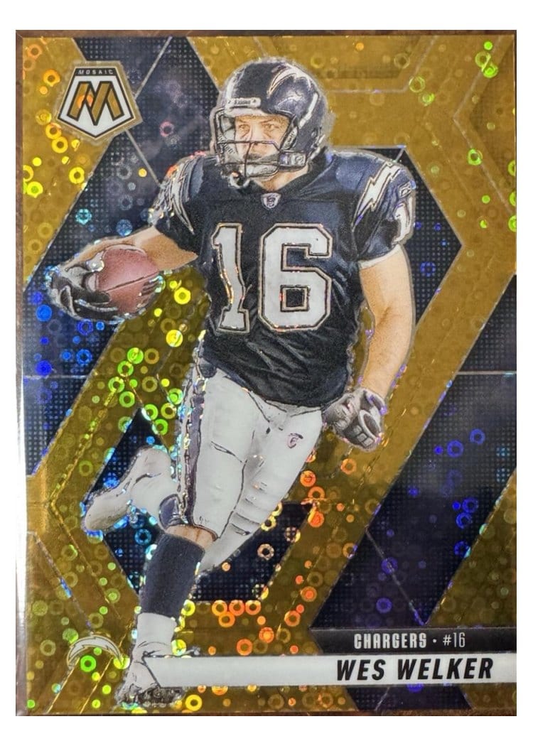 2025 Panini Mosaic Base Set Wes Welker #205 card