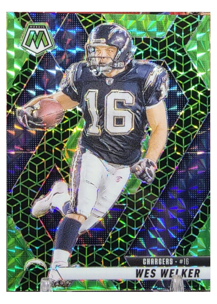 2025 Panini Mosaic Base Set Wes Welker #205 card