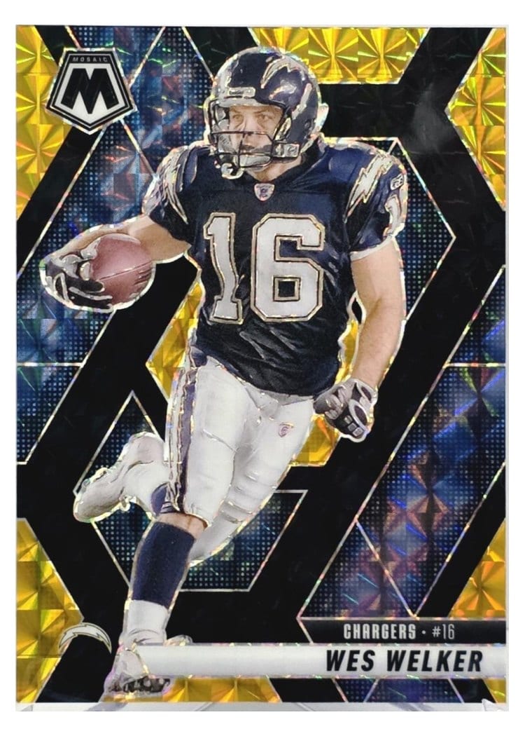 2025 Panini Mosaic Base Set Wes Welker #205 card