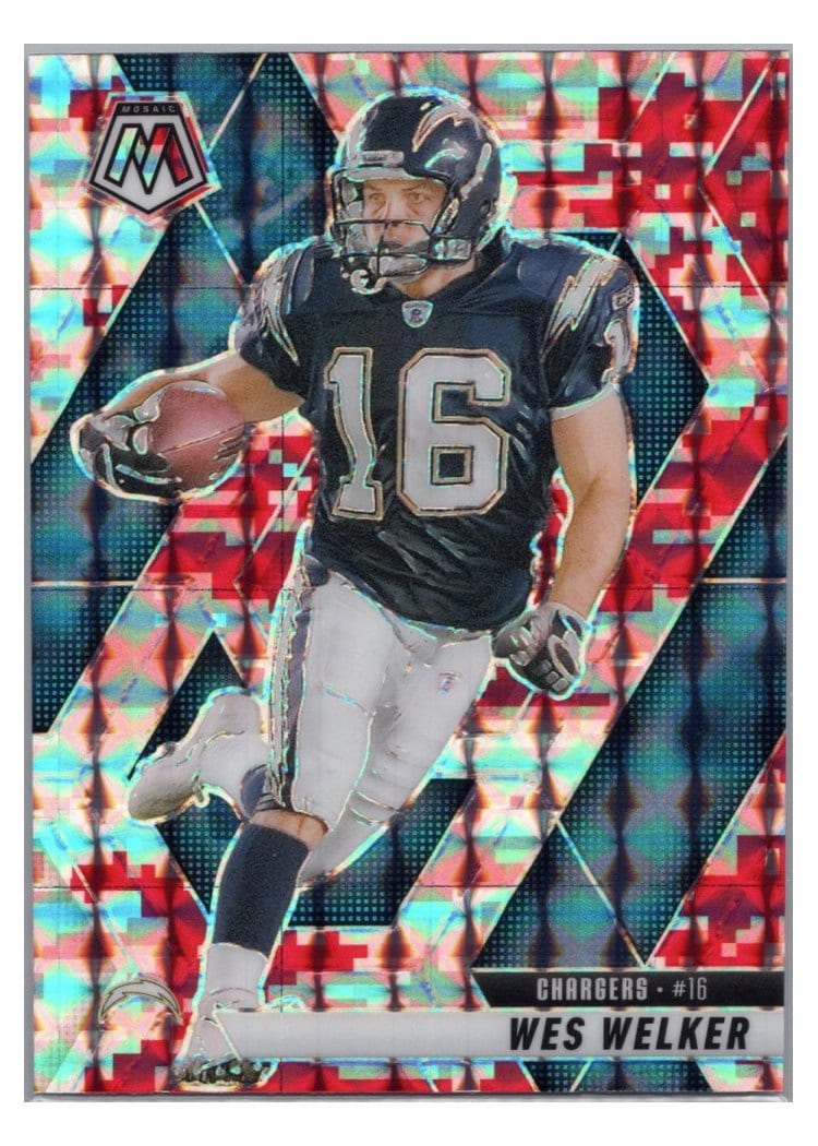 2025 Panini Mosaic Base Set Wes Welker #205 card