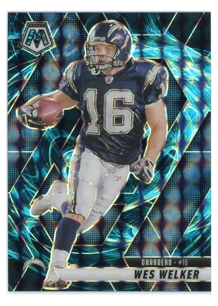 2025 Panini Mosaic Base Set Wes Welker #205 card