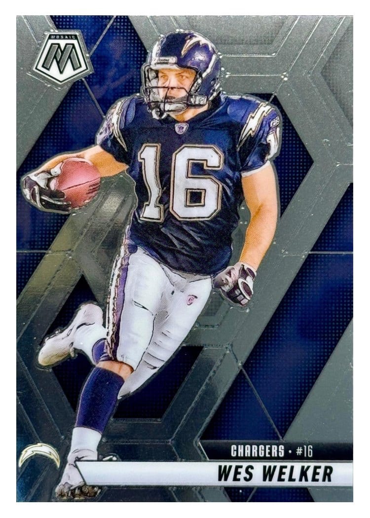 2025 Panini Mosaic Base Set Wes Welker #205 card