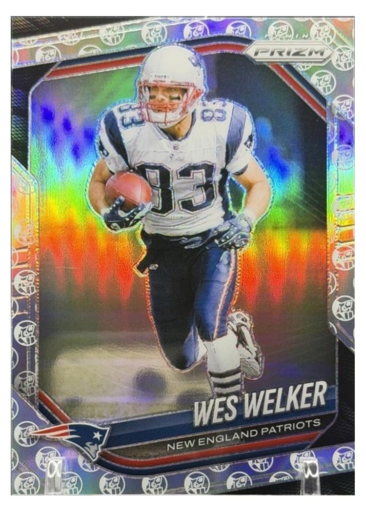 2025 Panini Prizm Base Set Wes Welker White Knight #181 card