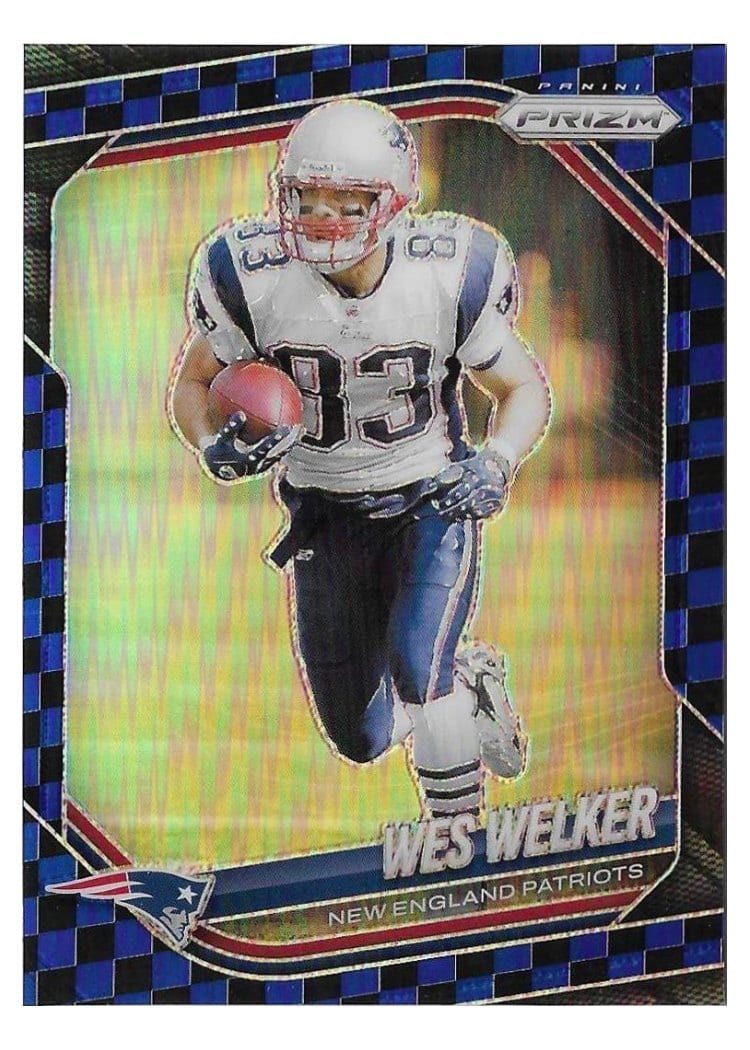 2025 Panini Prizm Base Set Wes Welker #181 card