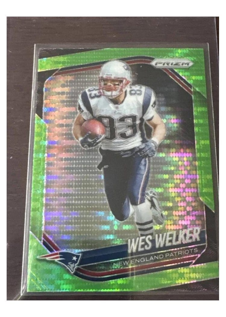 2025 Panini Prizm Base Set Wes Welker #181 card