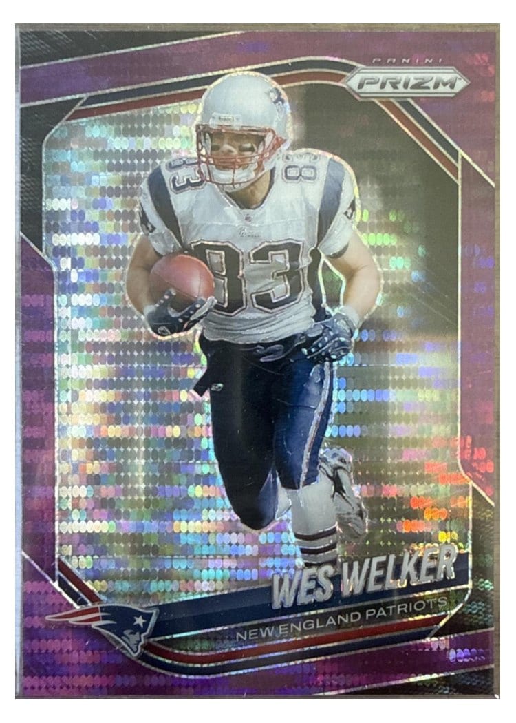 2025 Panini Prizm Base Set Wes Welker #181 card