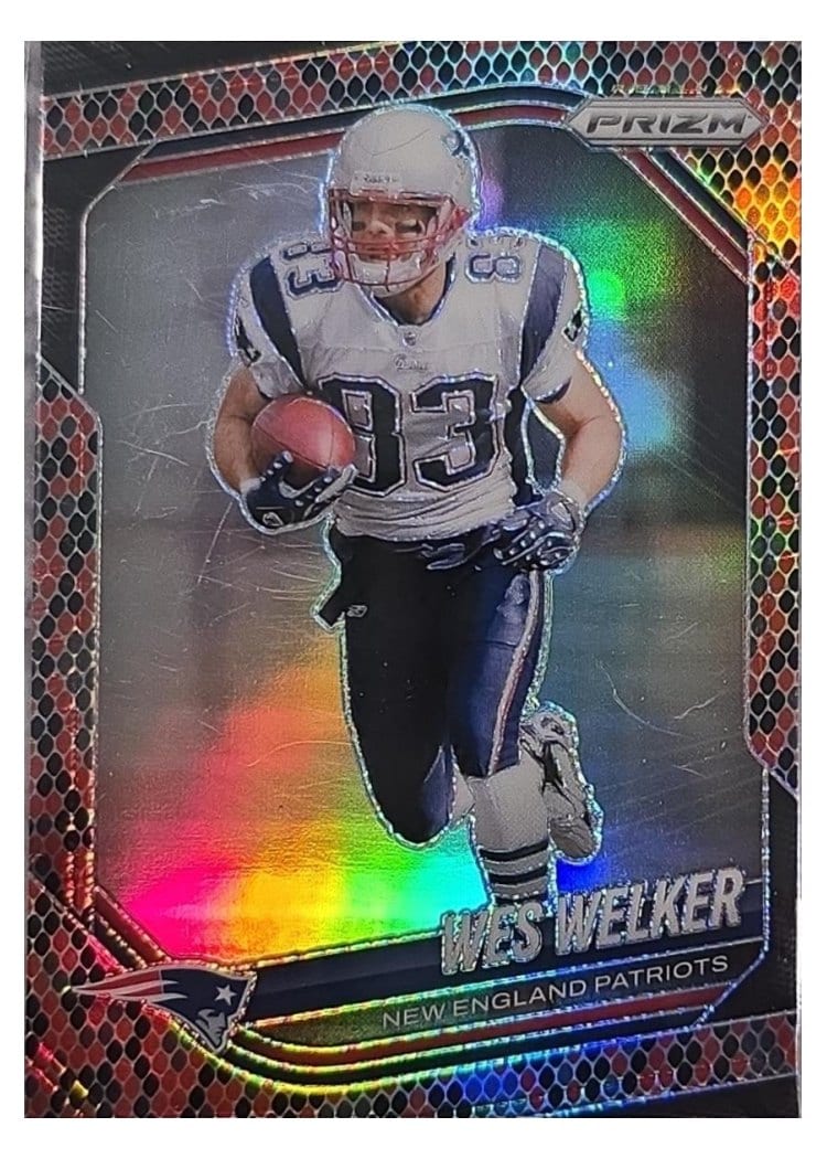 2025 Panini Prizm Base Set Wes Welker #181 card