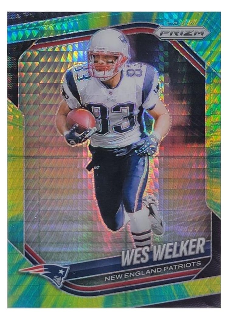 2025 Panini Prizm Base Set Wes Welker #181 card