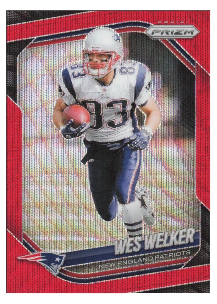 2025 Panini Prizm Base Set Wes Welker #181 card