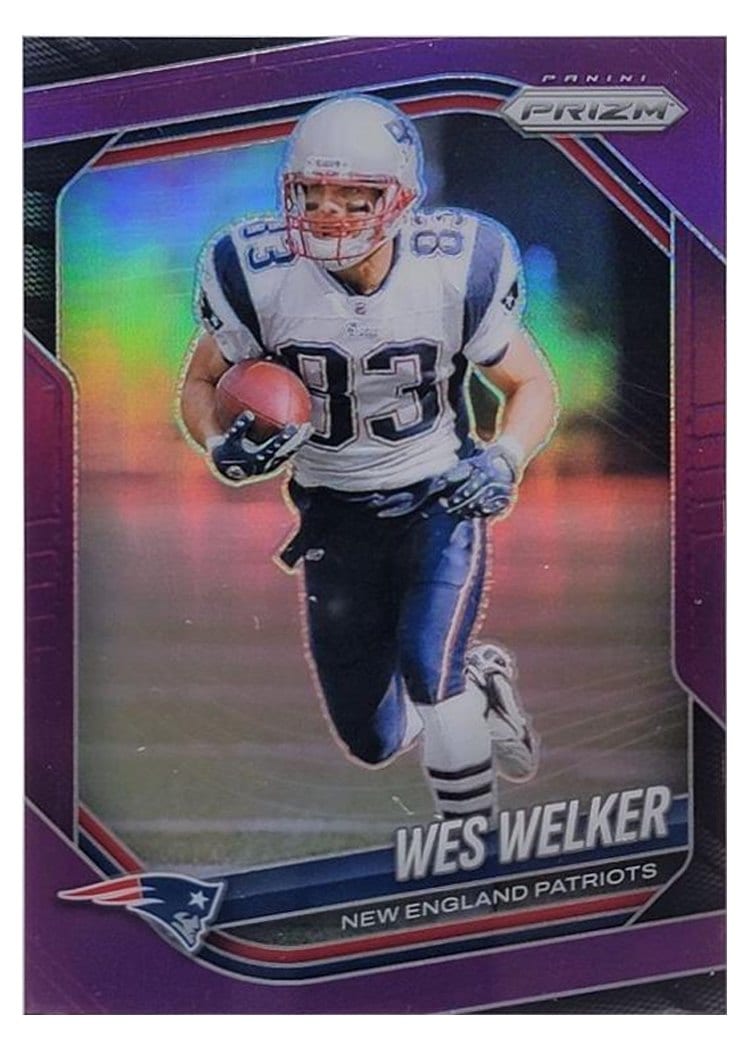 2025 Panini Prizm Base Set Wes Welker #181 card