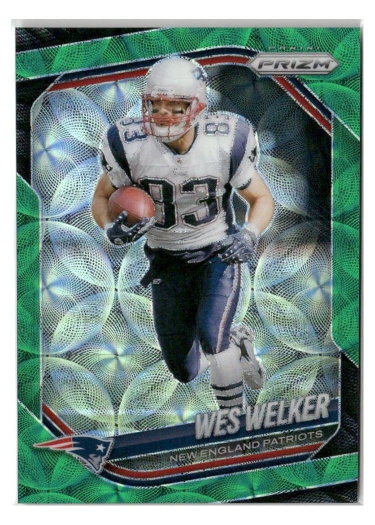 2025 Panini Prizm Base Set Wes Welker #181 card