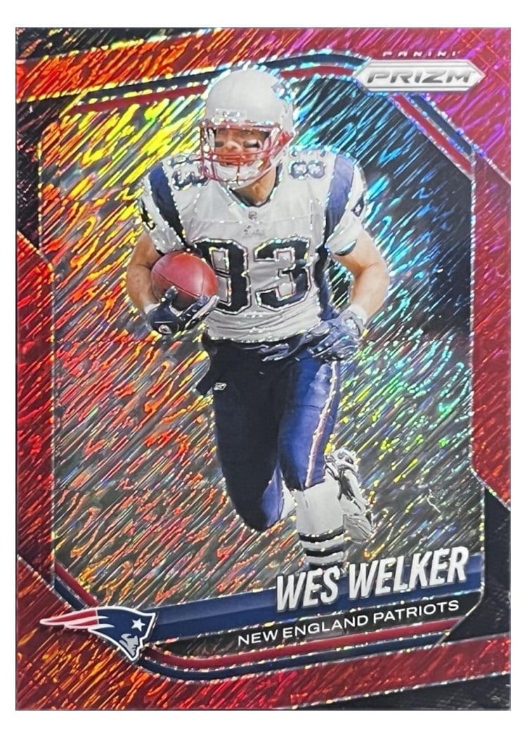 2025 Panini Prizm Base Set Wes Welker #181 card
