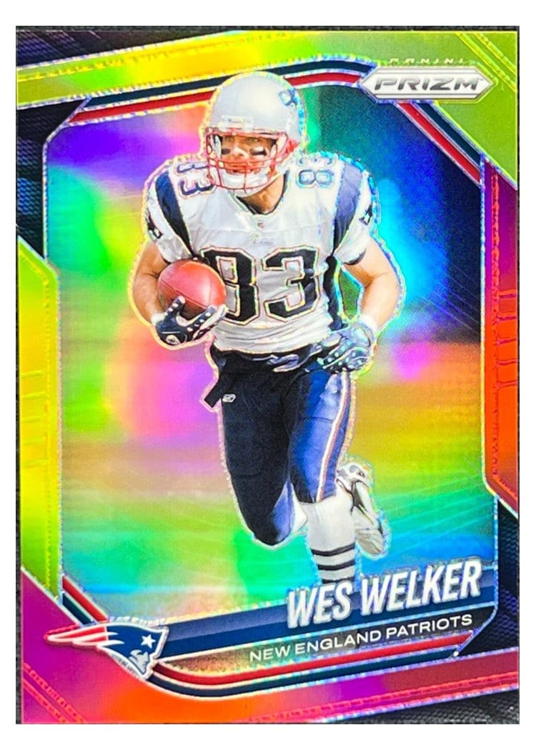 2025 Panini Prizm Base Set Wes Welker #181 card