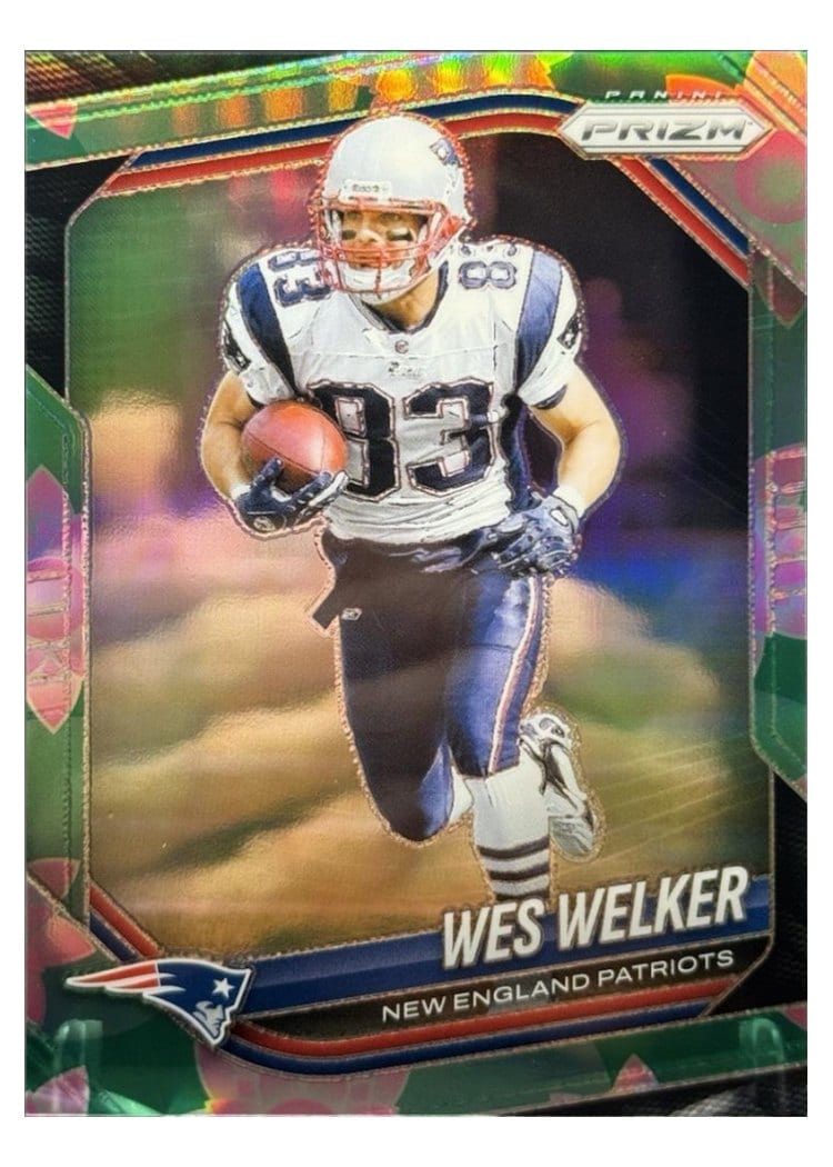 2025 Panini Prizm Base Set Wes Welker #181 card
