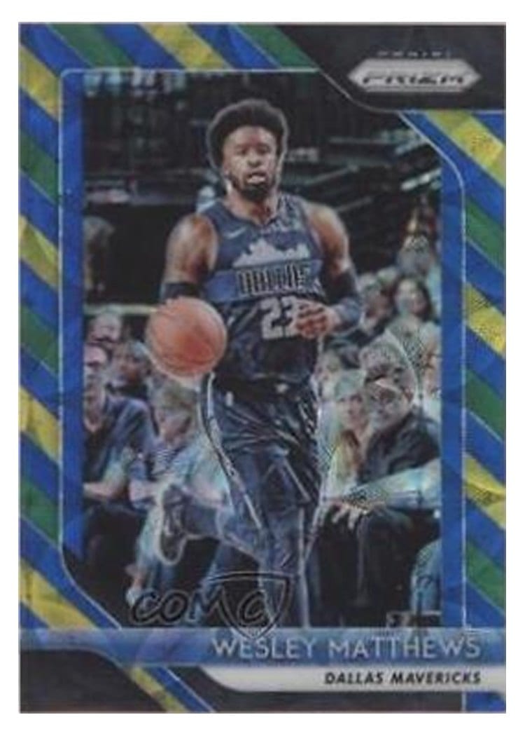 2018-19 Panini Prizm Base Set Wesley Matthews #290 card
